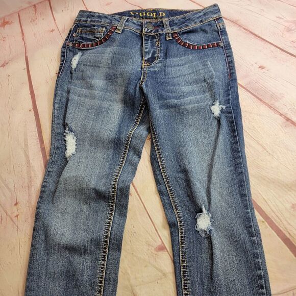 V Gold straight leg jeans 12 - Picture 4 of 7